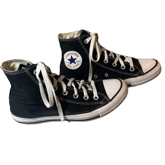 Converse Chuck Taylor All Star Women’s Size 8 High Top Lace Up Sneakers - Picture 3 of 10